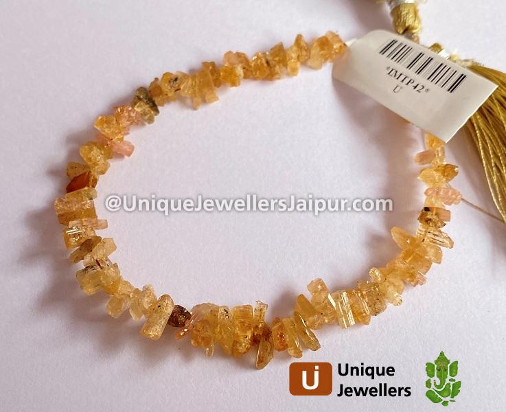Imperial Topaz Long Chips Beads